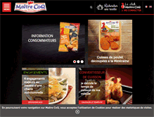 Tablet Screenshot of maitrecoq.fr